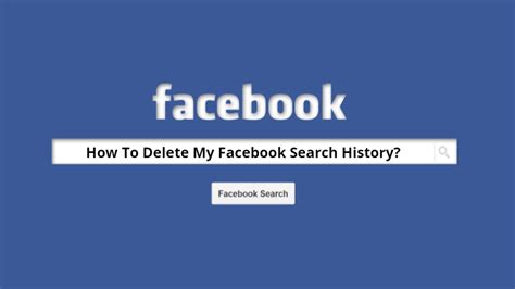 How To Delete Facebook Search History All At Once? | Clear ...