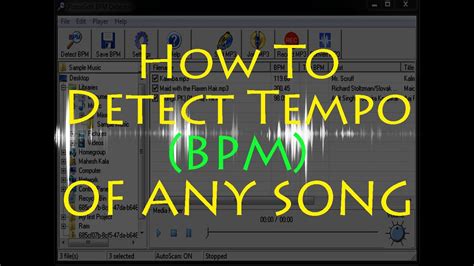 How To Detect Tempo  BPM  of Any Song on PC/Laptop Without ...