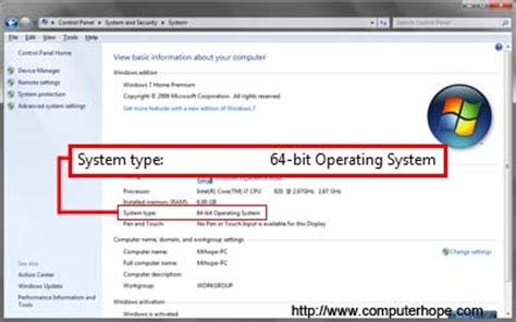 How to determine if you have a 64 bit or 32 bit CPU