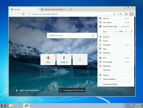 How to download and install Microsoft Edge on Windows 7