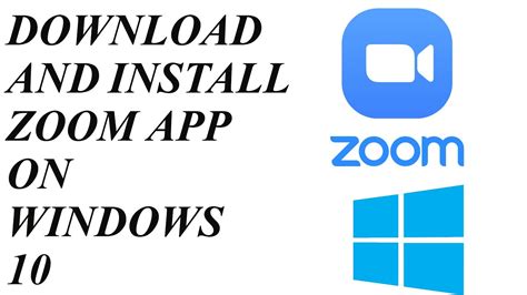 How to Download and Install Zoom App on Windows 10   YouTube