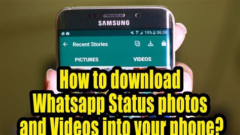 How to download Whatsapp Status photos and Videos into ...