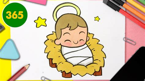 HOW TO DRAW A CUTE CHILD JESUS KAWAII   Christmas special   YouTube