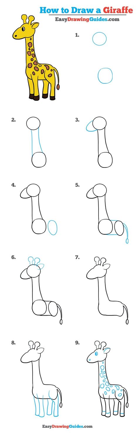 How to Draw a Giraffe – Really Easy Drawing Tutorial