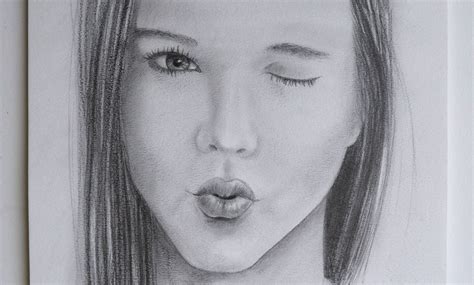 How to Draw a Girl Kissing   Mouth Sending a Kiss   YouTube