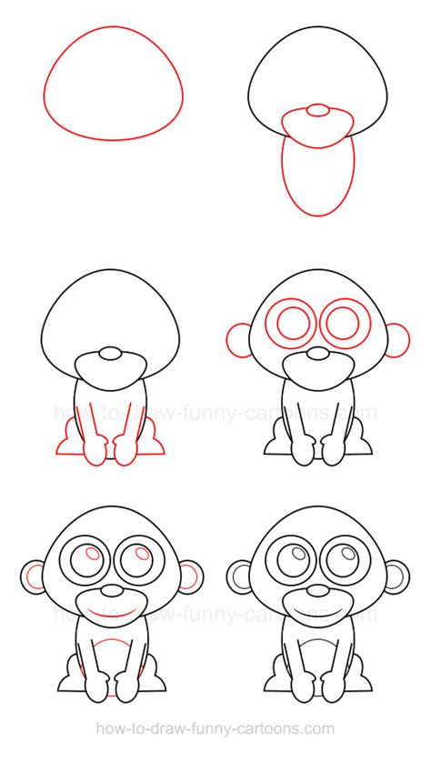 How to draw a monkey