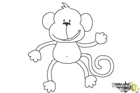 How to Draw a Monkey Step by Step.Follow this easy drawing ...