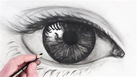 How to Draw a Realistic Eye: Narrated Sketch   YouTube
