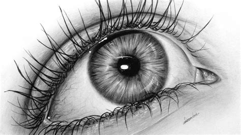 How to draw a realistic eye with graphite, drawing ...