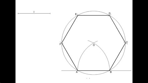 How to draw a regular hexagon knowing the length of one ...