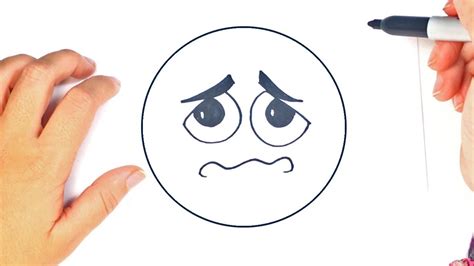 How to draw a Sad Emoji Step by Step | Sad Emoji Drawing ...