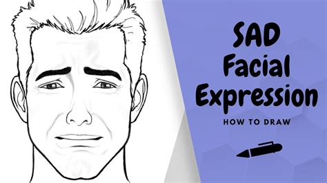 How to Draw a Sad Expression/Face   YouTube