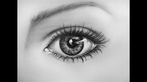 How To Draw An Eye, Time Lapse | Learn To Draw a Realistic ...