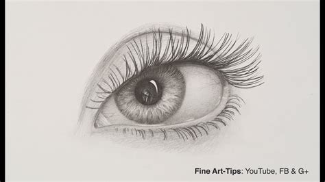 How to Draw an Eye With Pencil   YouTube