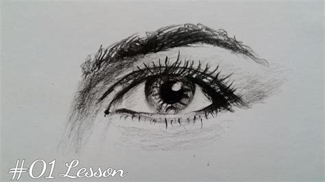 How to draw human eye step by step tutorial for beginners ...