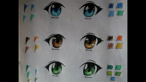How To Draw Manga Eyes / Como Hacer y dibujar Ojos Anime ...
