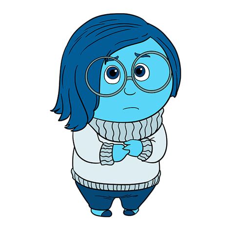 How to Draw Sadness from Inside Out   Really Easy Drawing ...