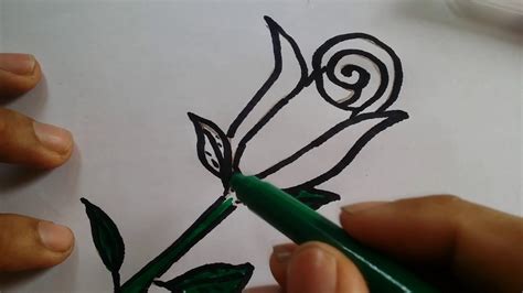 How to draw step by step flowers   Drawing of a flower ...