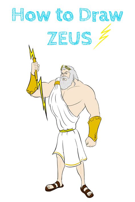 How to Draw Zeus   How to Draw Easy