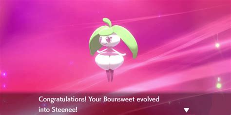 How to Evolve Bounsweet & Steenee in Pokémon Sword and ...