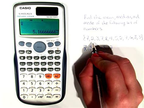 How to find mean, median, and mode on your calculator, LSM ...