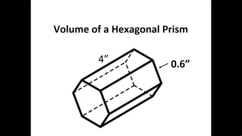 How to Find the Volume of Hexagonal Prism   YouTube