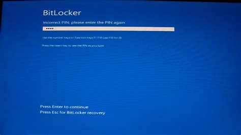 How to fix: Bitlocker Recovery Code WORKS, but pin does ...