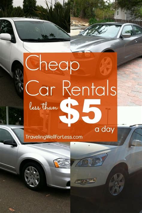 How to Get Cheap Car Rentals for $5 a day