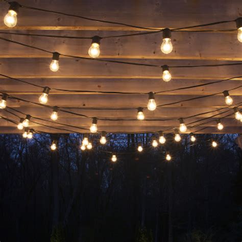 How to Hang Outdoor String Lights on Garden