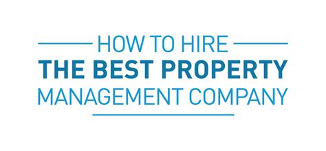 How to Hire the Best Property Management Company