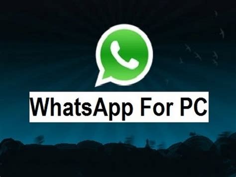 How to Install Whatsapp on PC For  Windows 7 & 8    YouTube