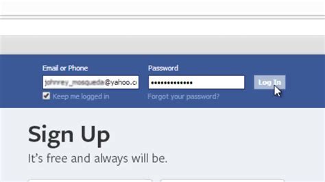How to Log in to Facebook: 7 Steps  with Pictures    wikiHow