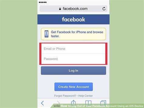 How to Log Out of Your Facebook Account Using an iOS Device