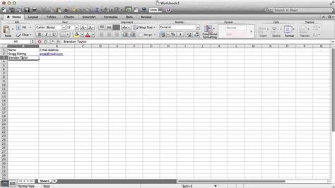 How to make a mailing list in Excel   YouTube