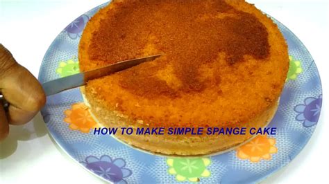 How To Make Easy Birthday Cake At Home   Simple Sponge ...