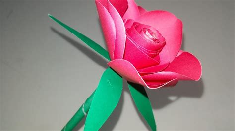 How To Make Easy Realistic Paper Rose Like Real   Simple ...
