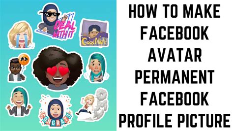How to Make Facebook Avatar Permanent Facebook Profile Picture   YouTube
