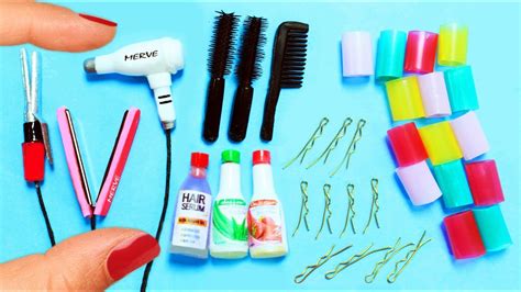 How to Make Miniature Hair Salon Products   10 Easy DIY ...