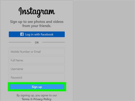 How to Open an Instagram Account Through PC   wikiHow