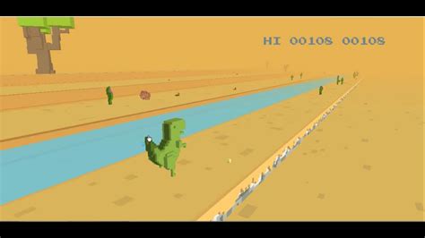 How to play google chrome dinosaur game in 3d | T Rex Runner  Dinosaur ...