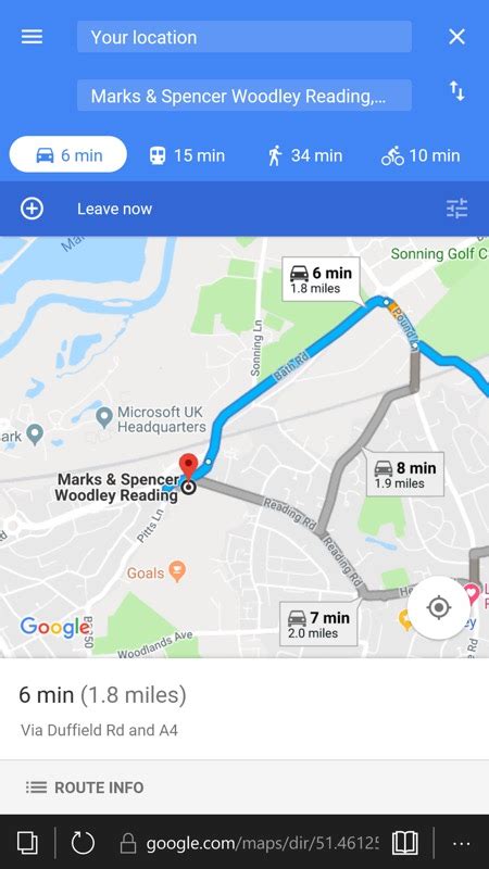 How to: run Google Maps Go  PWA  on Windows 10 Mobile