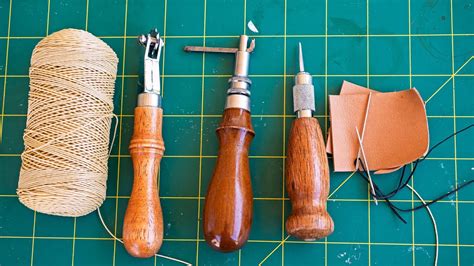 How to Sew Leather by Hand   YouTube