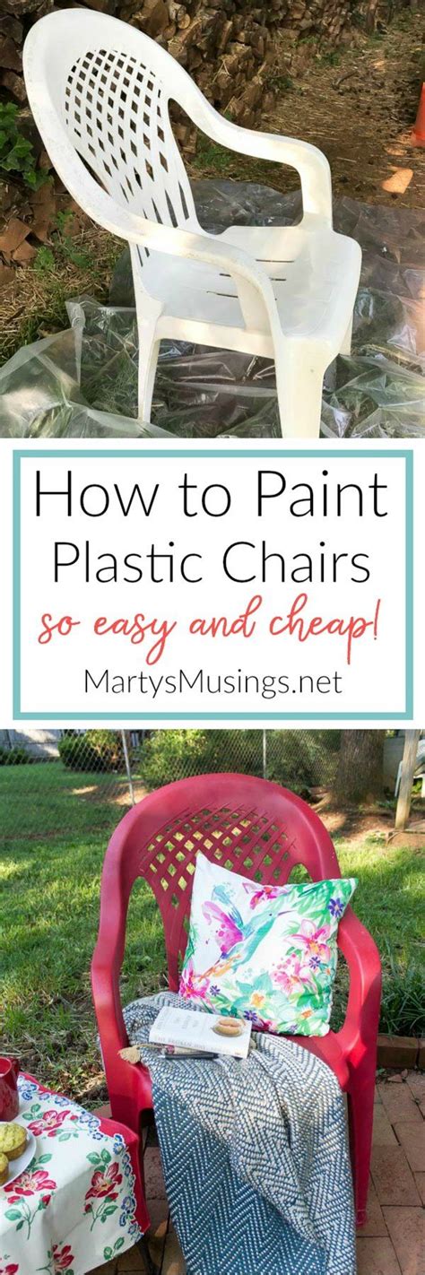 How to Spray Paint Plastic Chairs: An Easy Makeover ...