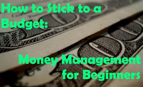 How to Stick to A Budget: Money Management for Beginners!