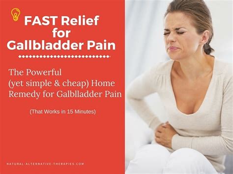 How to Stop Your Gallbladder Pain in 15 Minutes  Naturally