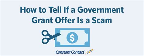 How to Tell If a Government Grant Offer Is a Scam ...