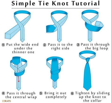 How to Tie a Simple  Small  Knot | Tie knots, Neck tie knots, Simple ...