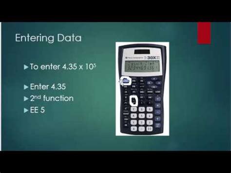How to use a scientific calculator EE function   YouTube