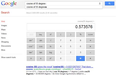 How to use Google s new Full Calculator  Scientific ...