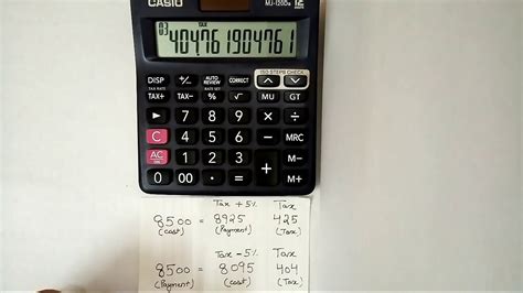 HOW TO USE TAX+ TAX  FUNCTION ON CALCULATOR  PART 2nd  IN ...